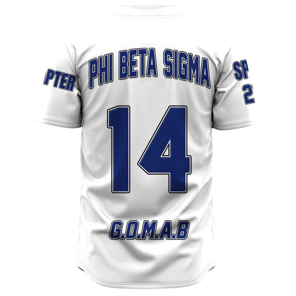 Phi Beta Sigma ( White ) Baseball Jerseys | Getteestore.com