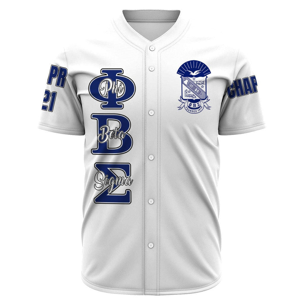 Phi Beta Sigma ( White ) Baseball Jerseys | Getteestore.com