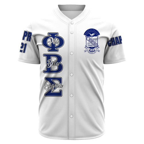 Phi Beta Sigma ( White ) Baseball Jerseys | Getteestore.com