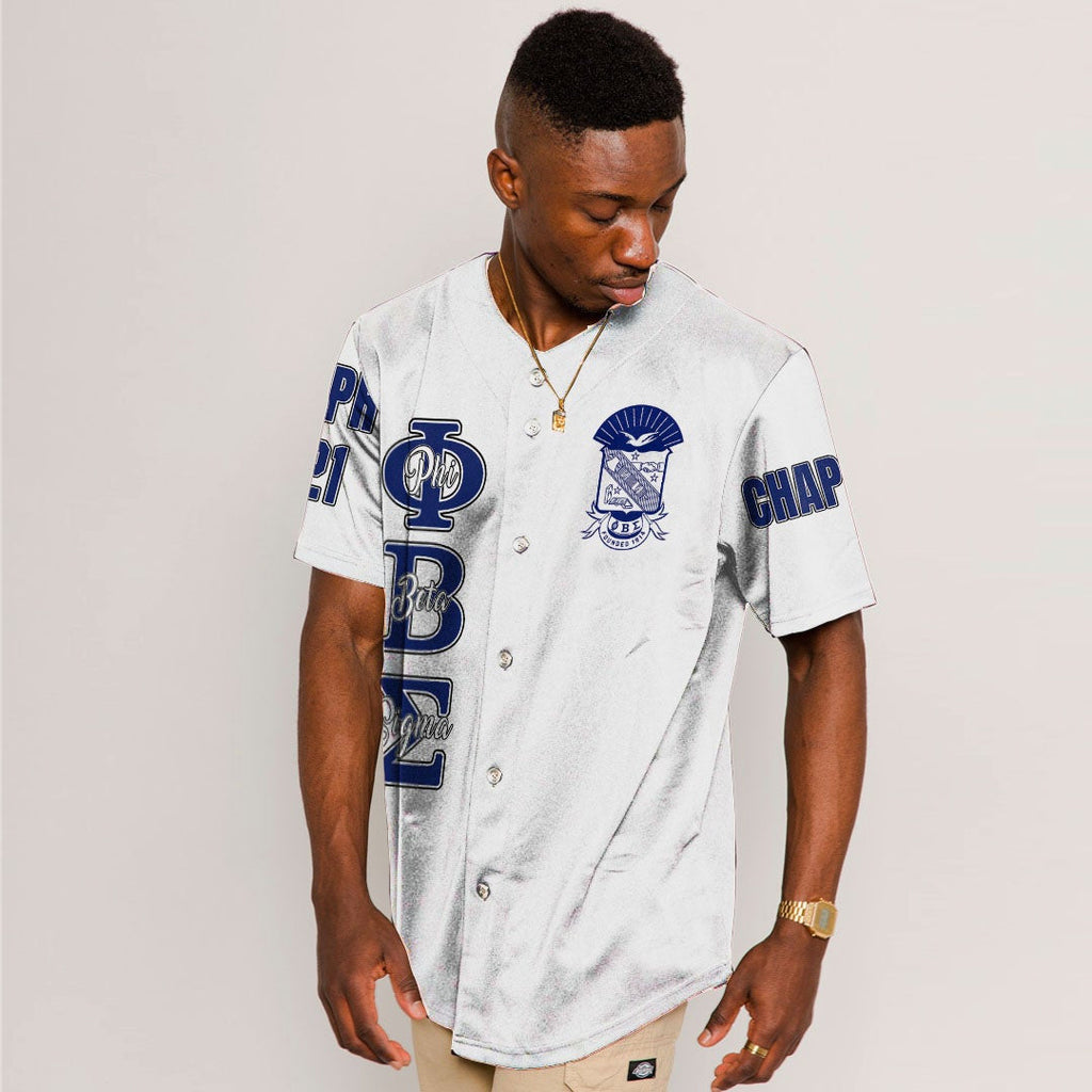 Phi Beta Sigma ( White ) Baseball Jerseys | Getteestore.com