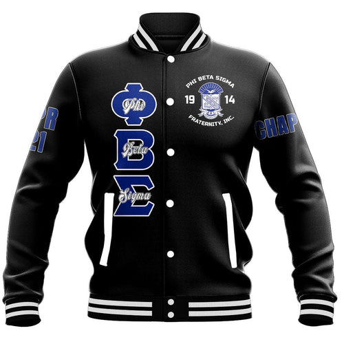 Phi Beta Sigma Bleed Blue Baseball Jackets | Getteestore.com