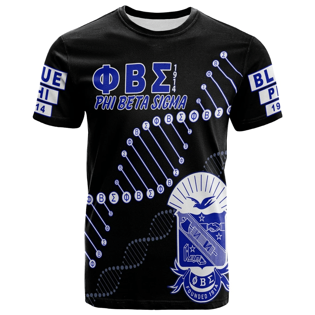 (Personalized) Sigmas 1914 Brotherhood T-shirt - Blue & White In my DNA