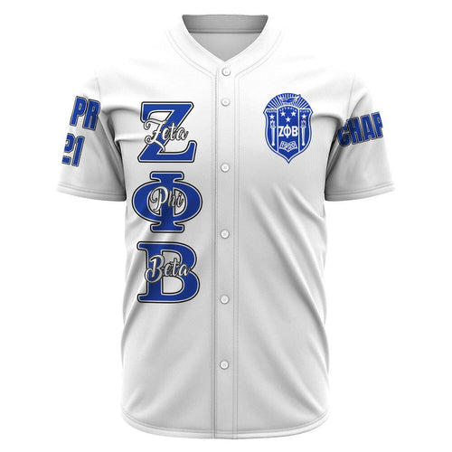 Zeta Phi Beta ( White ) Baseball Jerseys | Getteestore.com