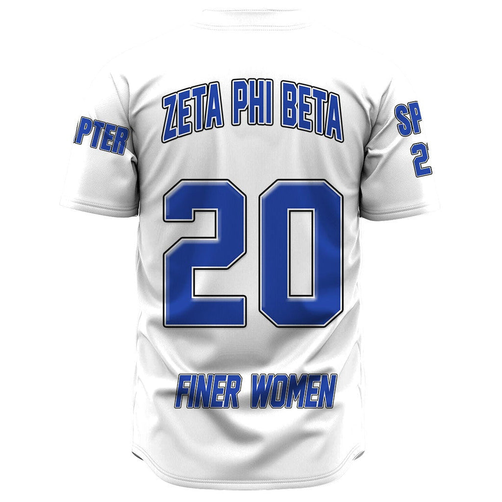 Zeta Phi Beta ( White ) Baseball Jerseys | Getteestore.com