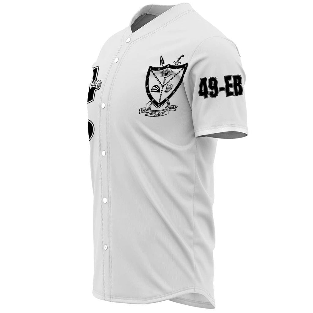 Groove Phi Groove White Baseball Jerseys | Getteestore.com