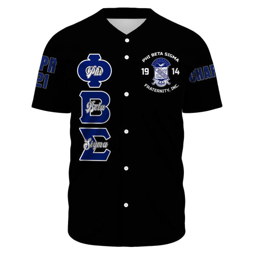 Phi Beta Sigma Bleed Blue Baseball Jerseys | Getteestore.com