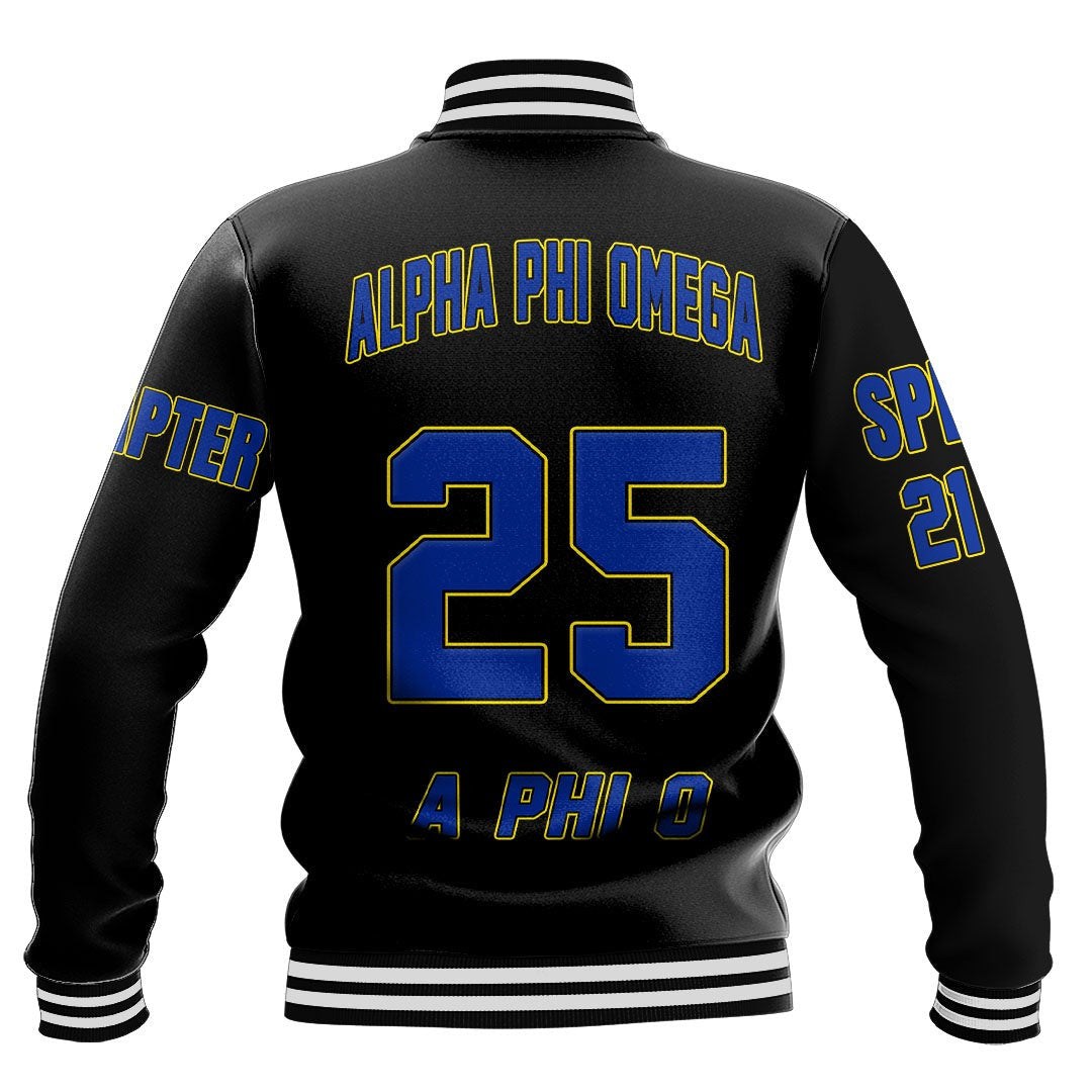 Alpha Phi Omega Baseball Jackets | Getteestore.com