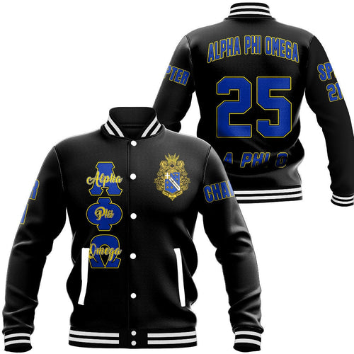 Alpha Phi Omega Baseball Jackets | Getteestore.com