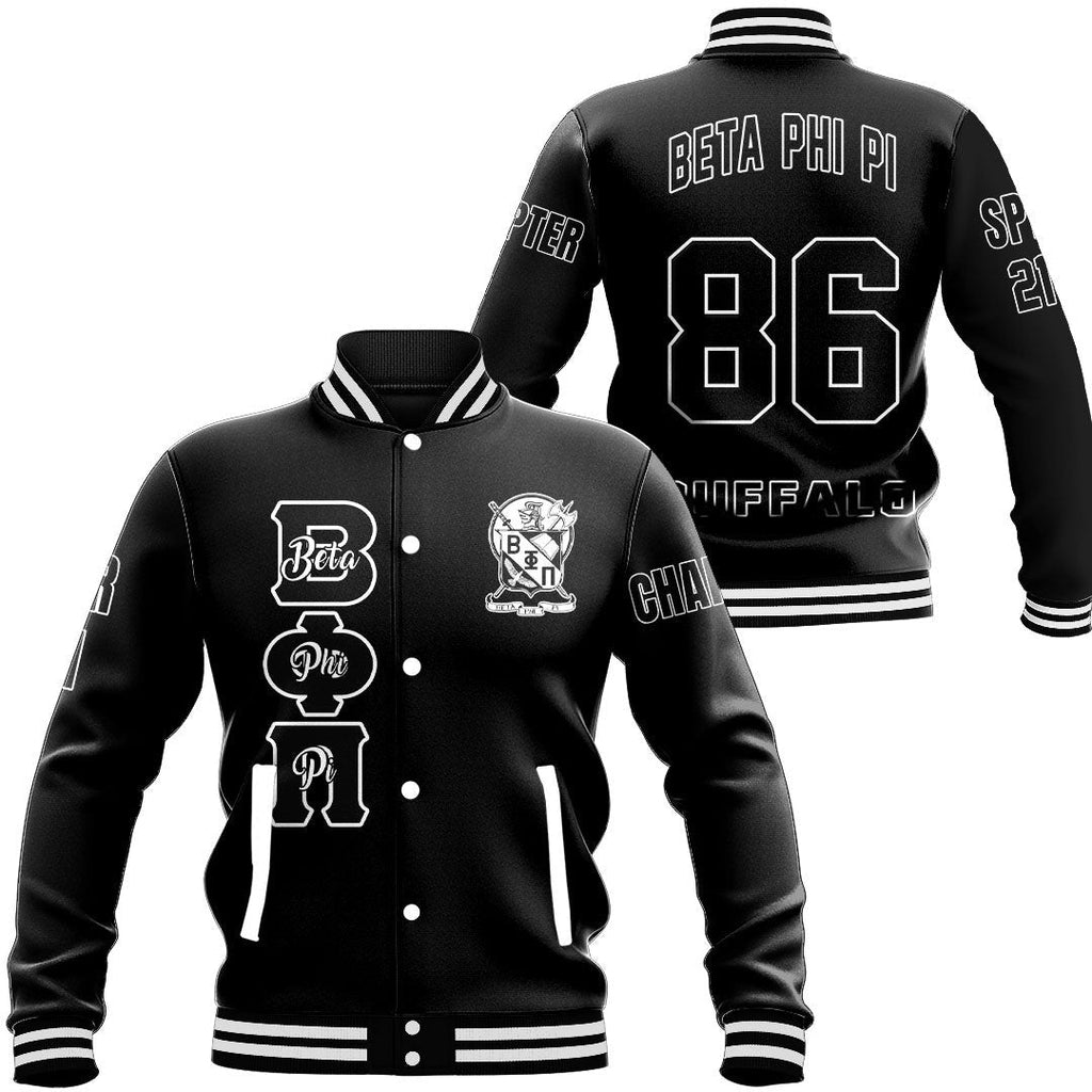 Beta Phi Pi Baseball Jackets | Getteestore.com
