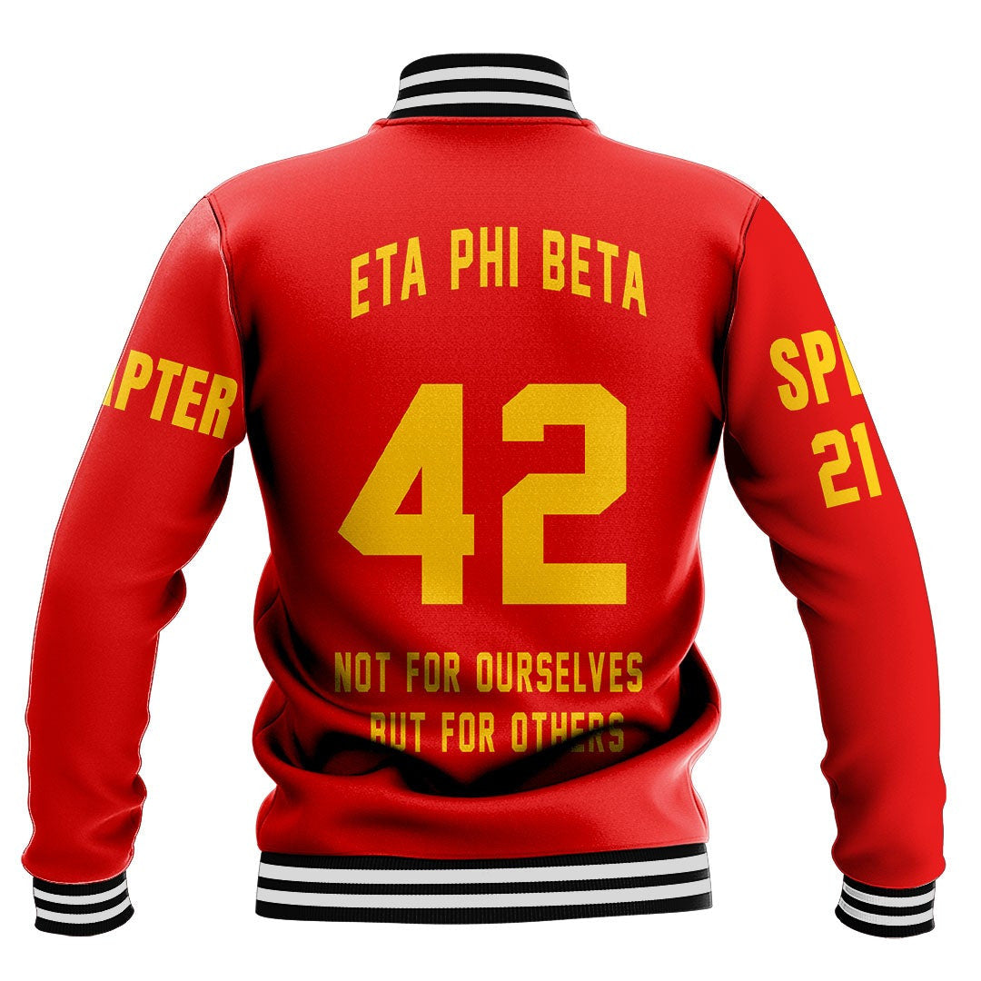 Eta Phi Beta Baseball Jackets | Getteestore.com