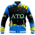 Alpha Tau Omega Face Style Baseball Jacket | Getteestore.com