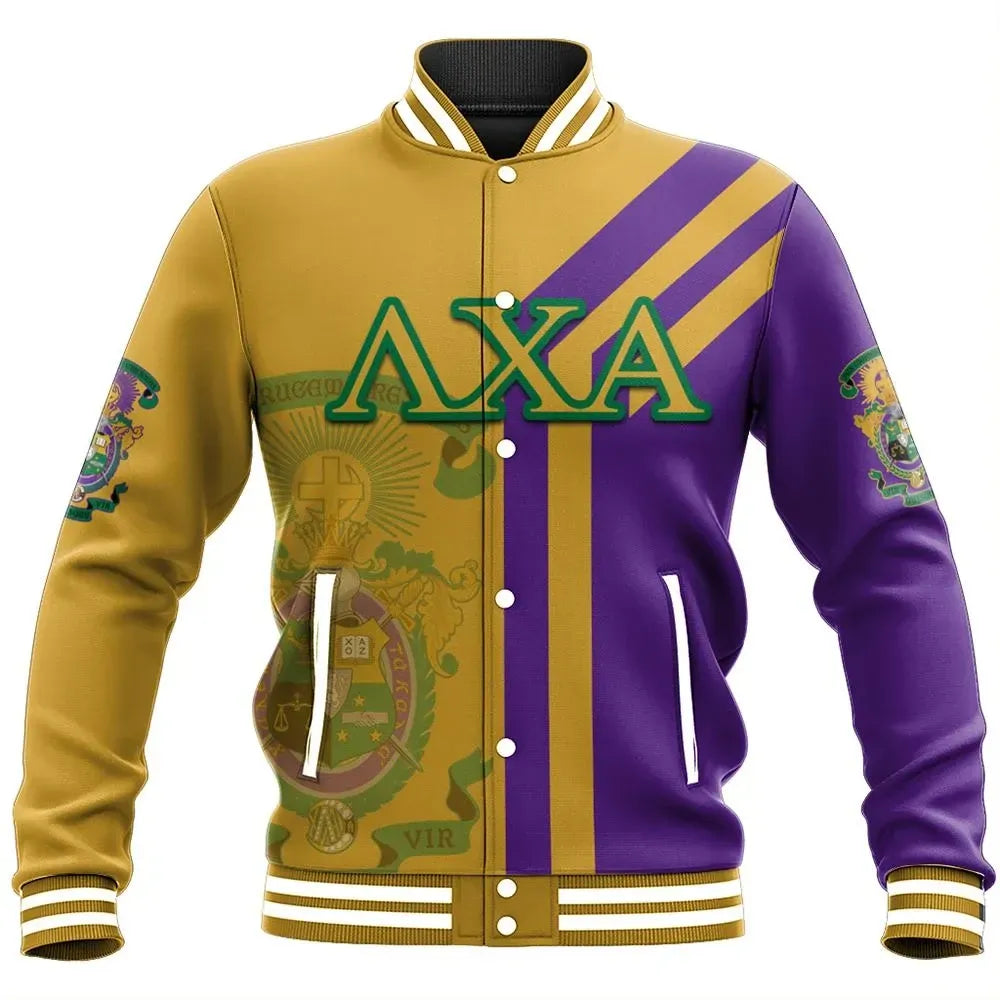 Alva Lambda Chi Alpha Baseball Jacket A31