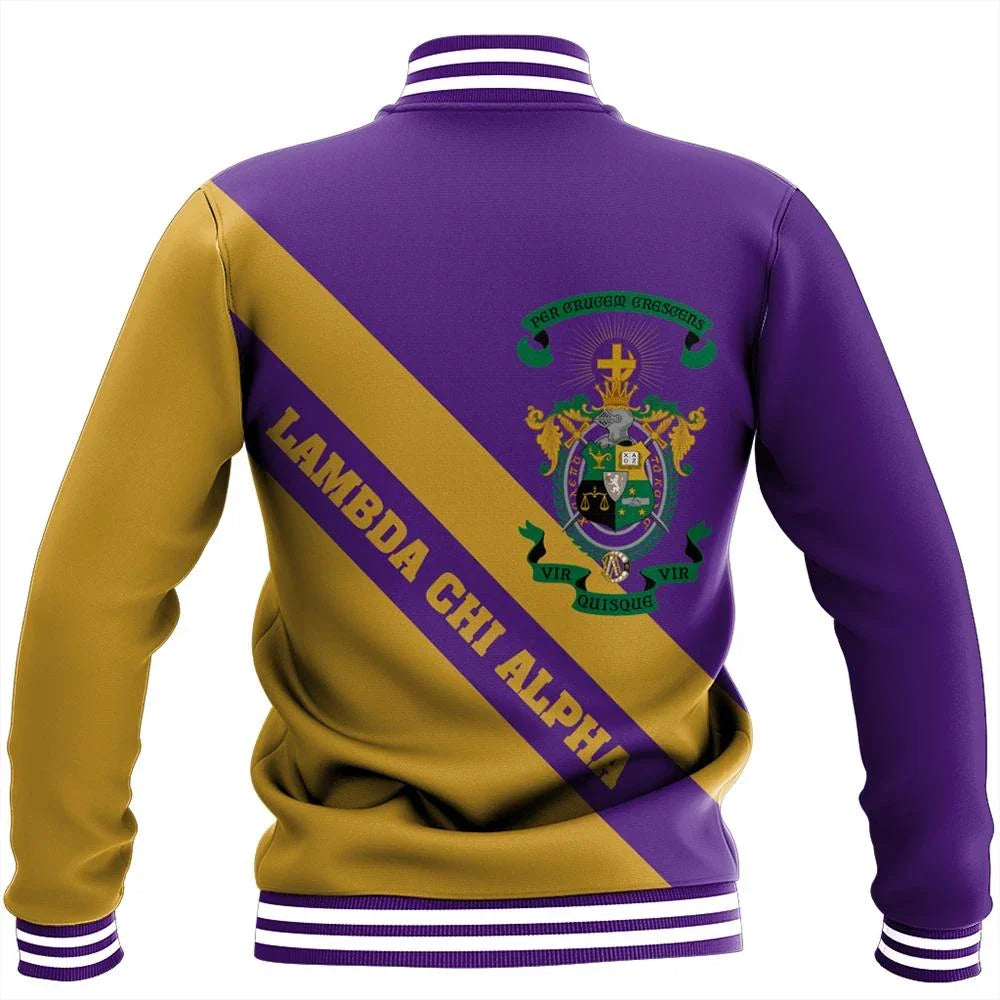 Tech Style Tech Style Lambda Chi Alpha Baseball Jacket A31