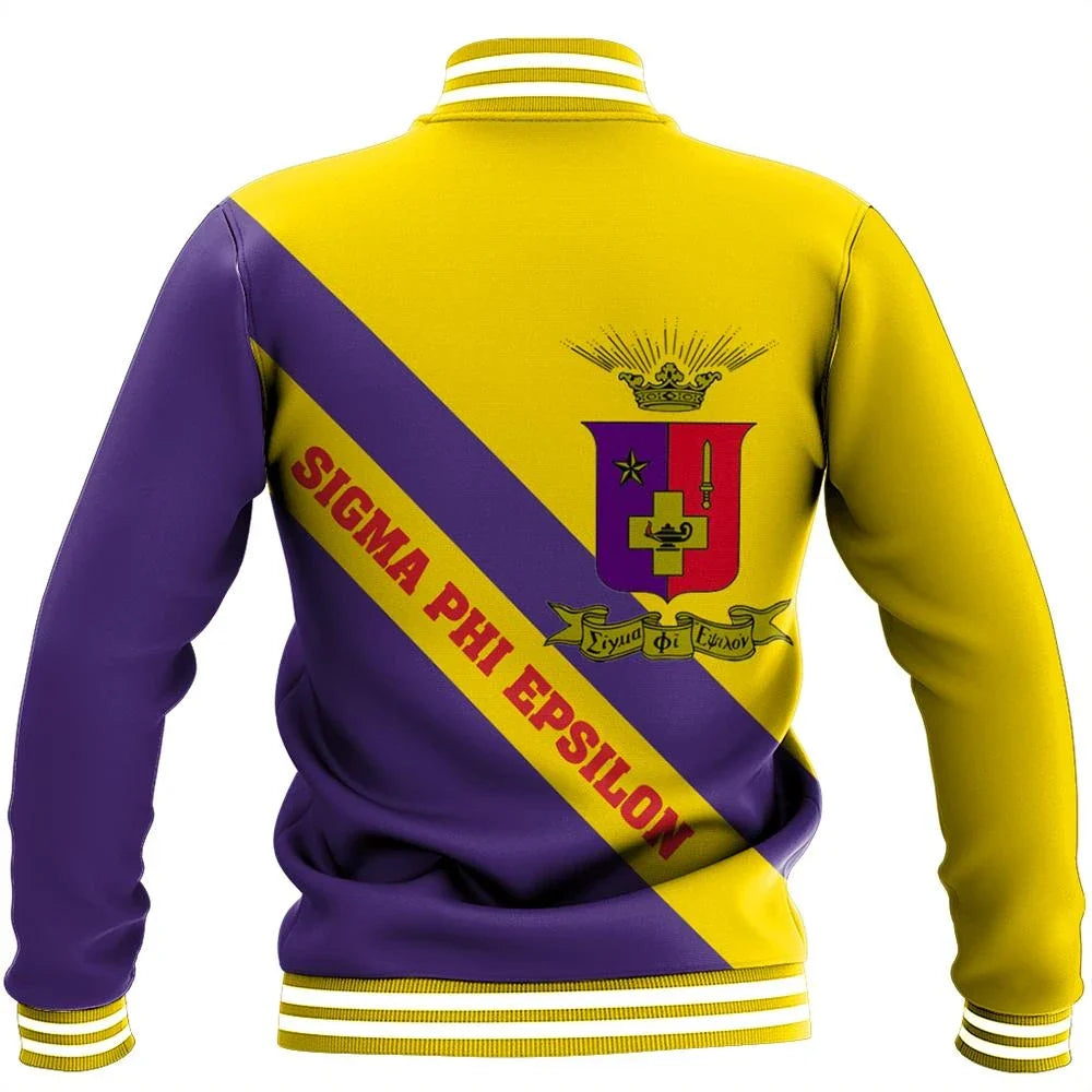 Tech Style Tech Style Sigma Phi Epsilon Baseball Jacket A31