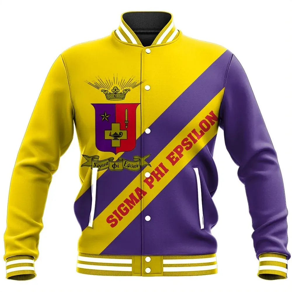 Tech Style Tech Style Sigma Phi Epsilon Baseball Jacket A31