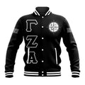 Gamma Zeta Alpha Letters Baseball Jacket | Getteestore.com