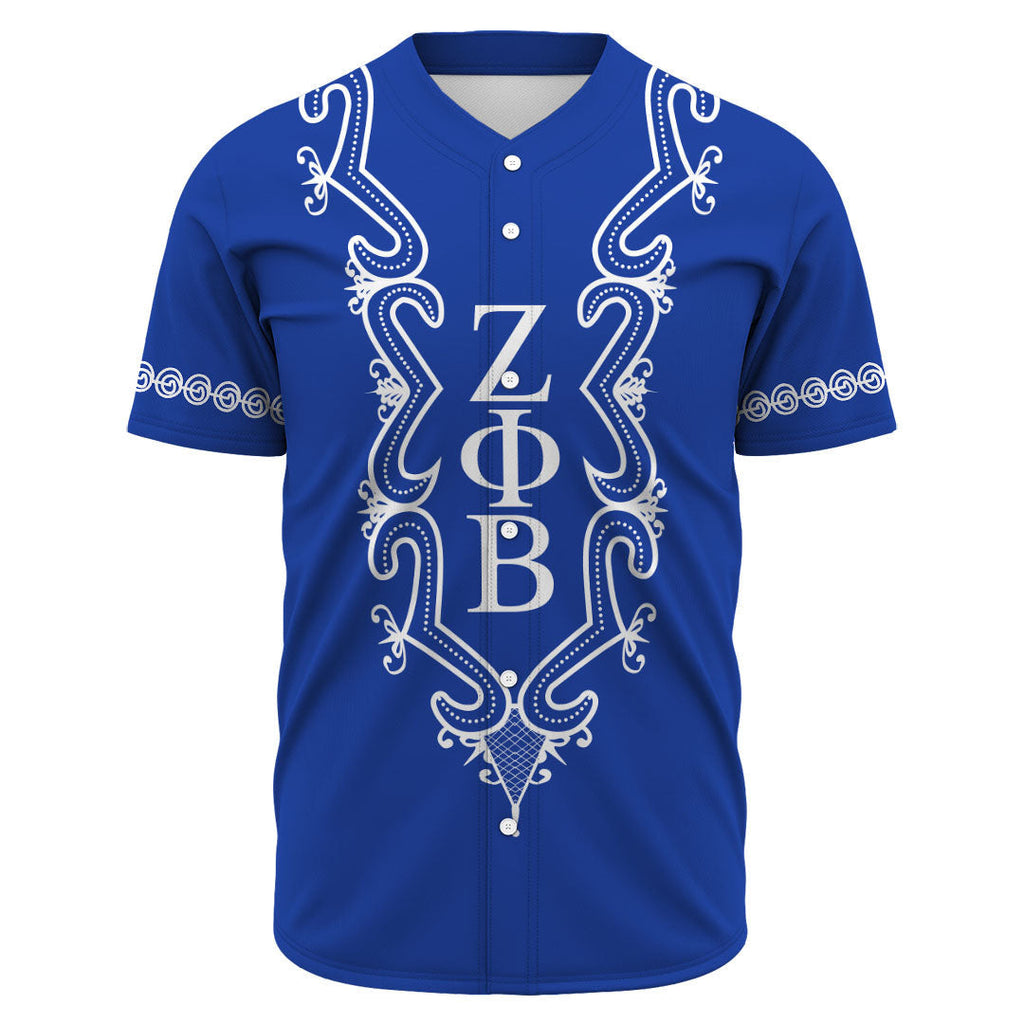 Zeta Phi Beta Hye Won Hye Dashiki Baseball Jerseys | Africazone.store