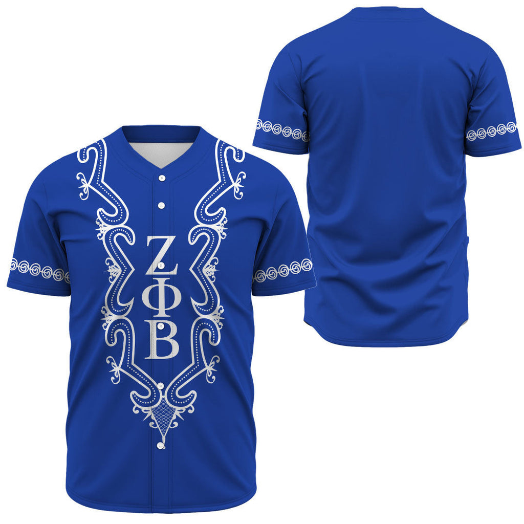 Zeta Phi Beta Hye Won Hye Dashiki Baseball Jerseys | Africazone.store