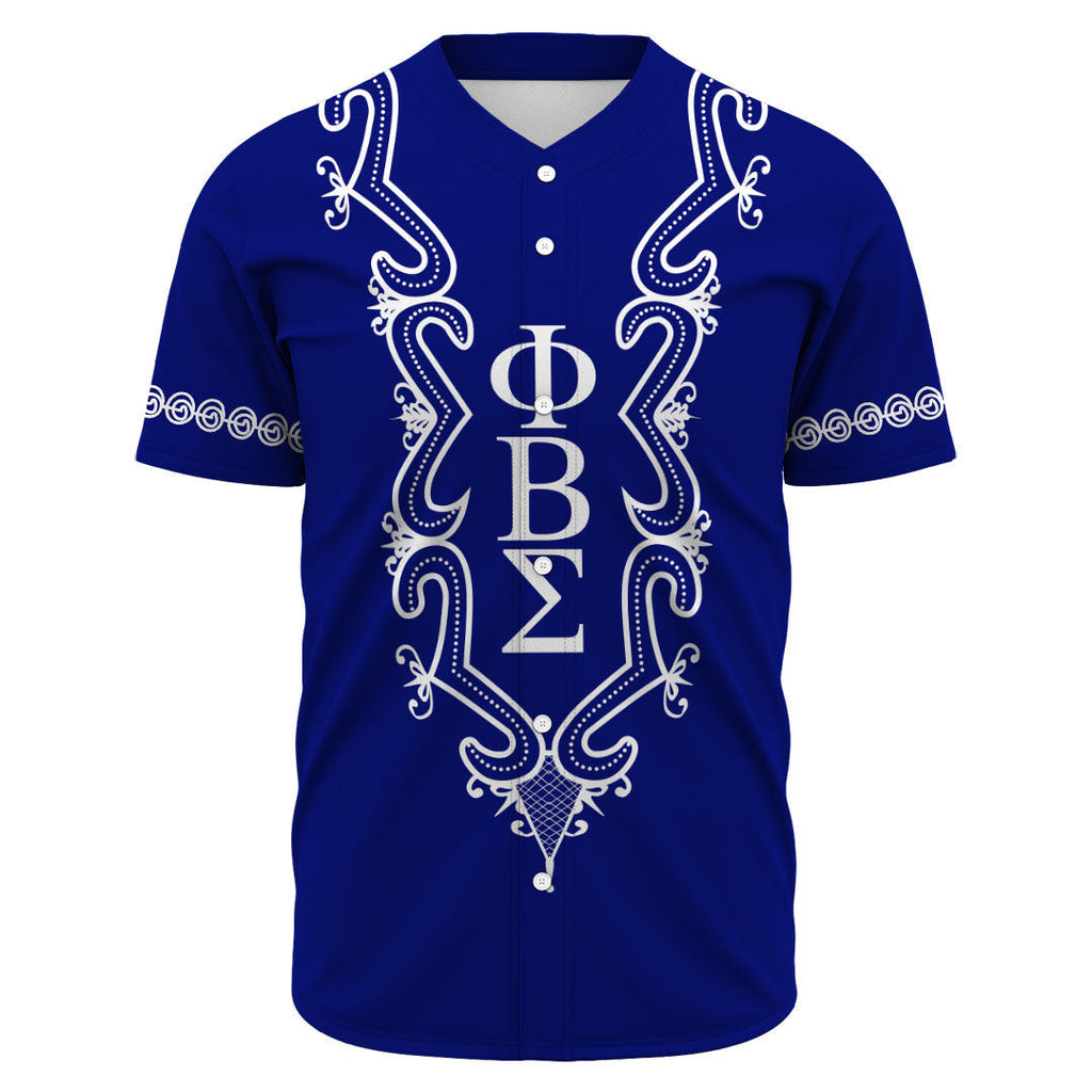 Phi Beta Sigma Hye Won Hye Dashiki Baseball Jerseys | Africazone.store