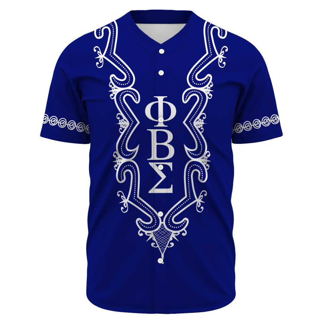 Phi Beta Sigma Hye Won Hye Dashiki Baseball Jerseys | Africazone.store