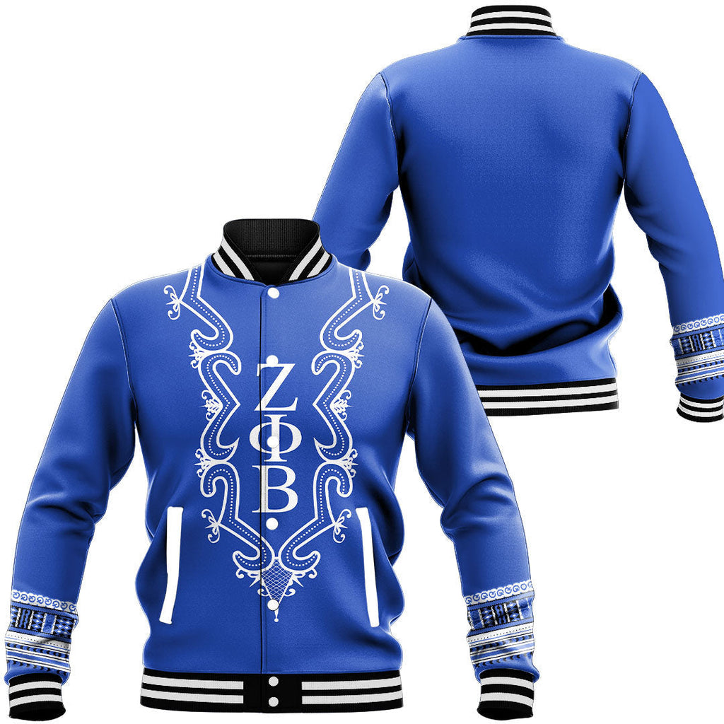 Zeta Phi Beta Hye Won Hye Dashiki Baseball Jackets | Africazone.store
