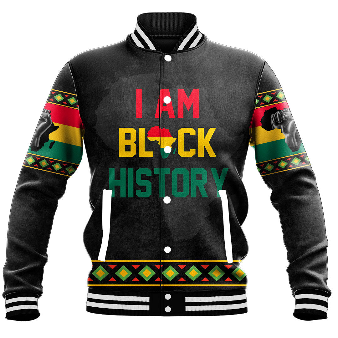 Africa Zone Jacket - Black History  Baseball Jackets A31