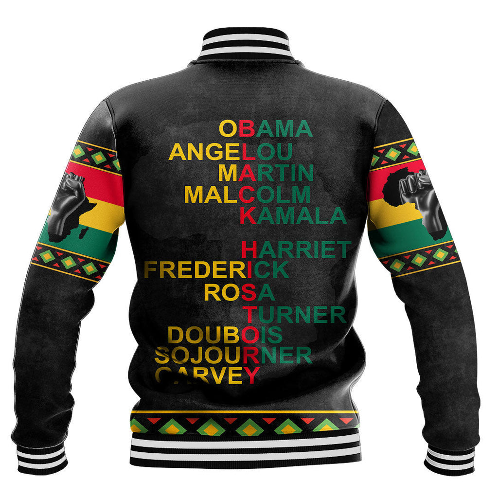 Africa Zone Jacket - Black History  Baseball Jackets A31