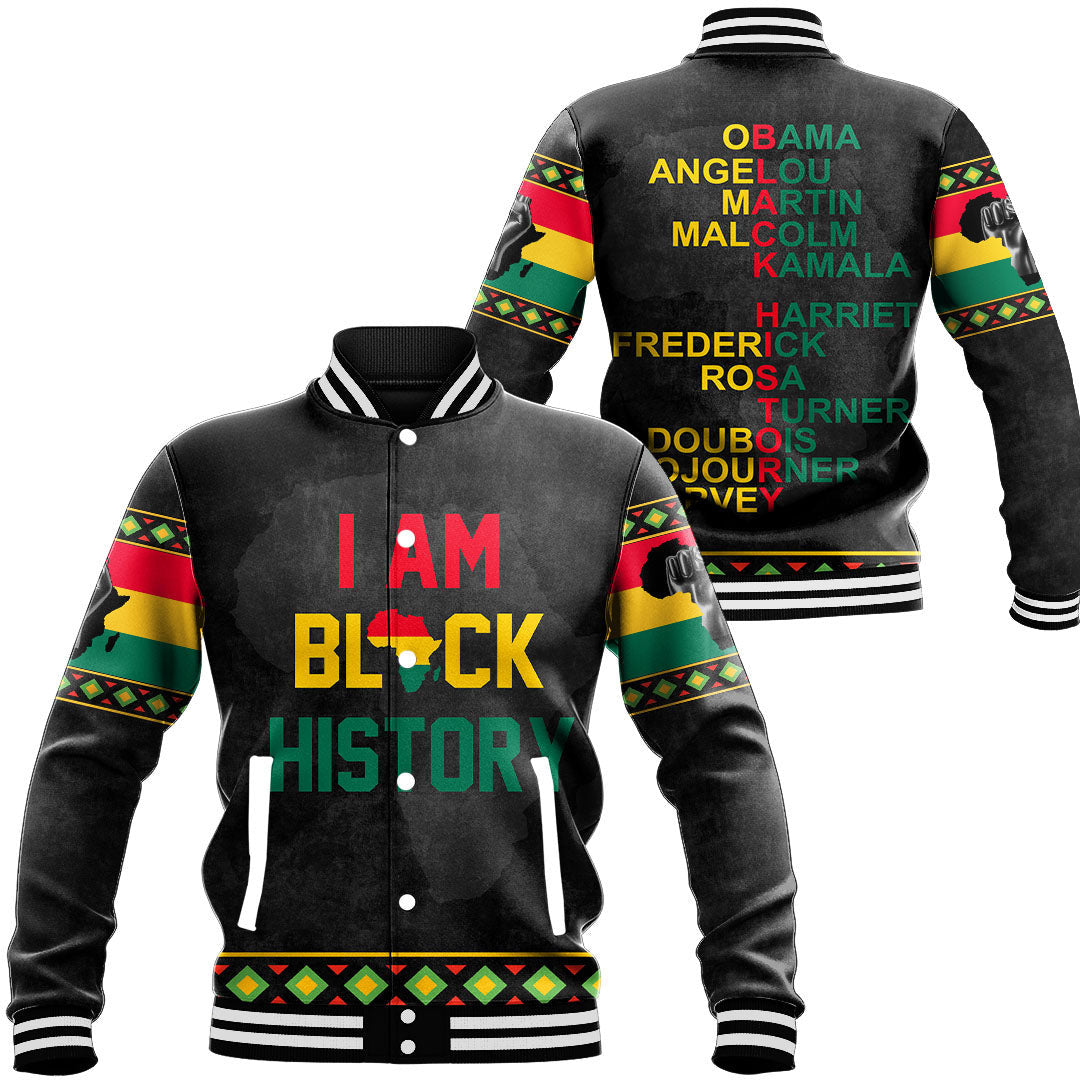 Black History  Baseball Jackets | Africazone.store