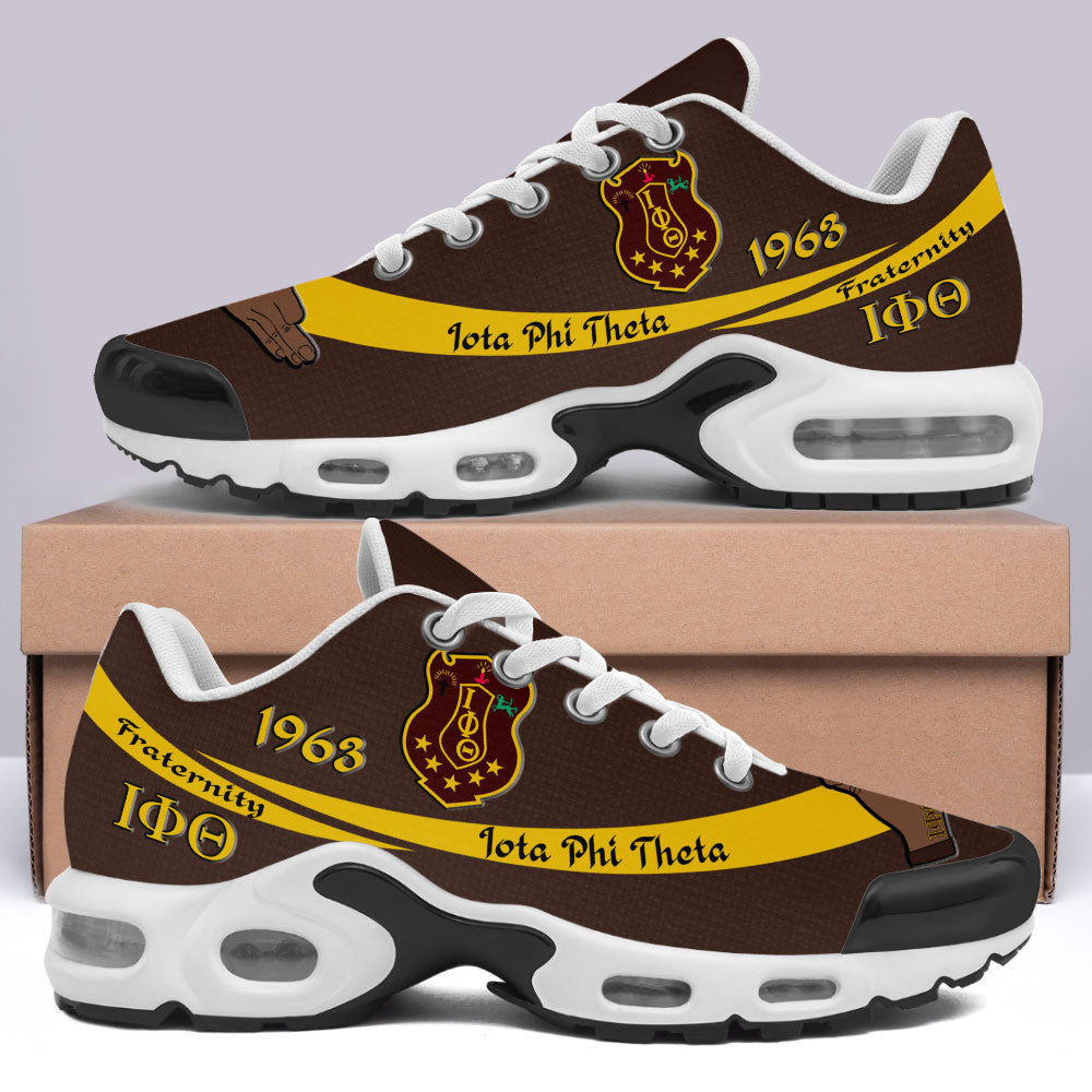 Iotas 1963 Brotherhood Cushion Sport Shoes - Brown & Gold Legacy