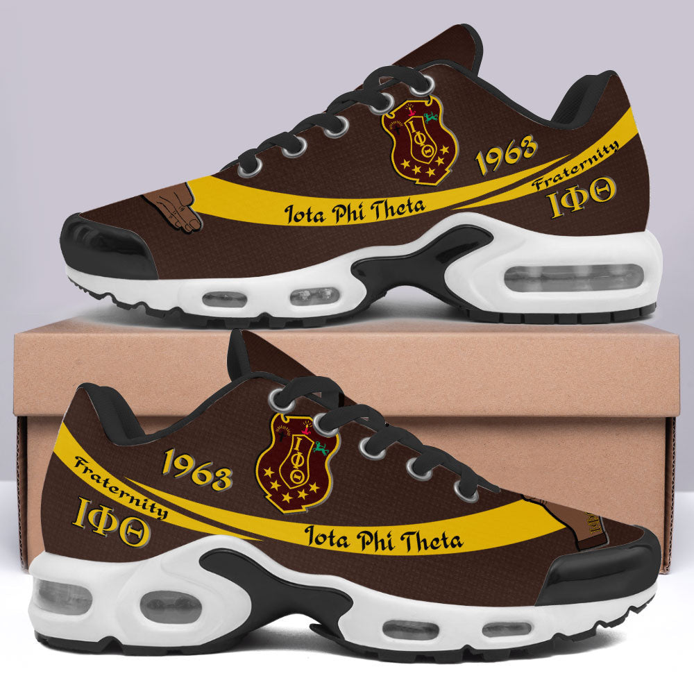 Iotas 1963 Brotherhood Cushion Sport Shoes - Brown & Gold Legacy