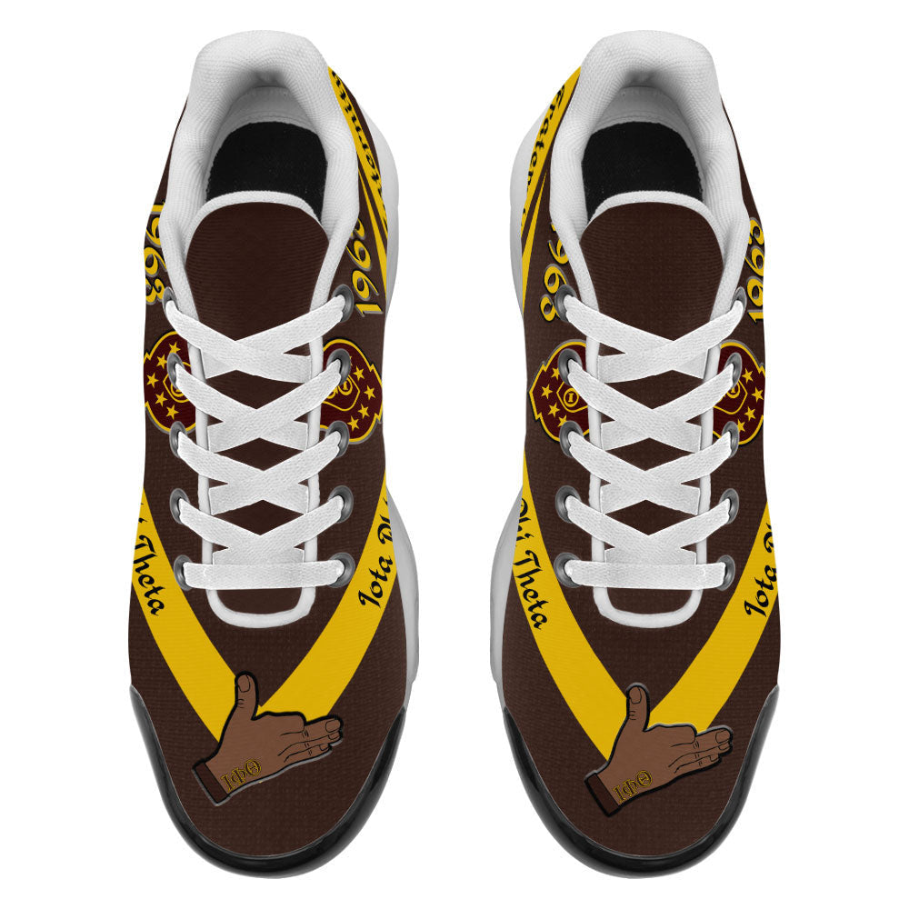 Iotas 1963 Brotherhood Cushion Sport Shoes - Brown & Gold Legacy