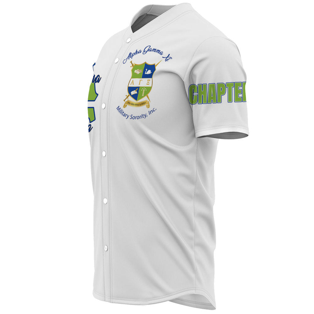 Alpha Gamma Xi (White) Baseball Jerseys A31 | Africazone.store