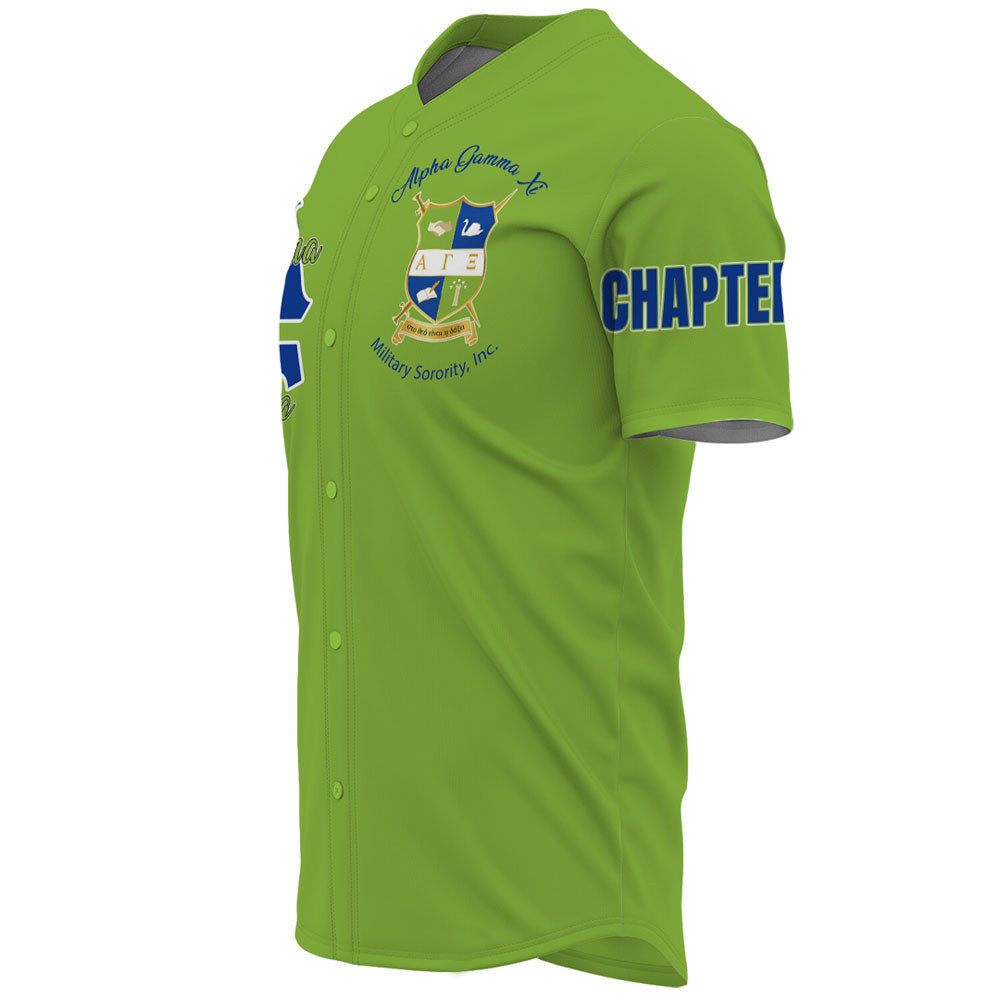 Alpha Gamma Xi (Green) Baseball Jerseys A31 | Africazone.store