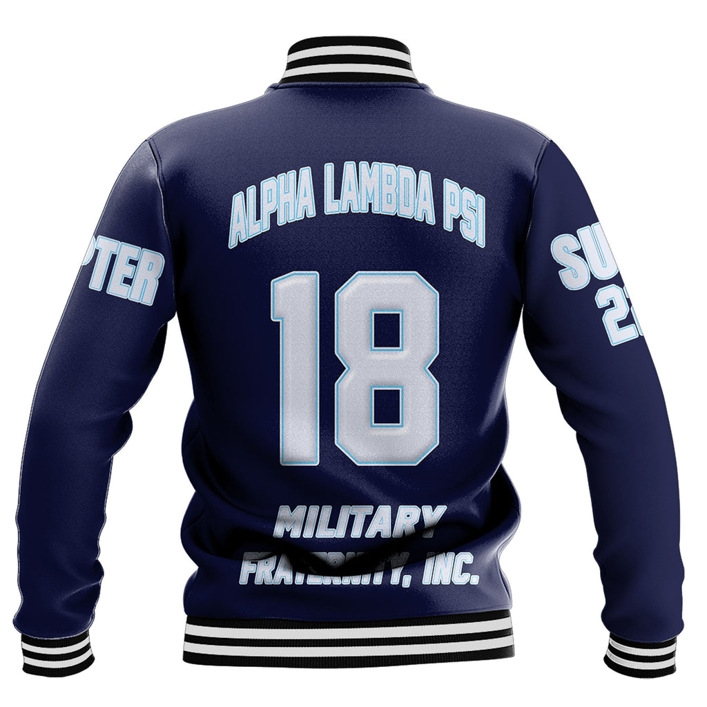 Alpha Lambda Psi (Blue) Baseball Jackets A31 | Africazone.store