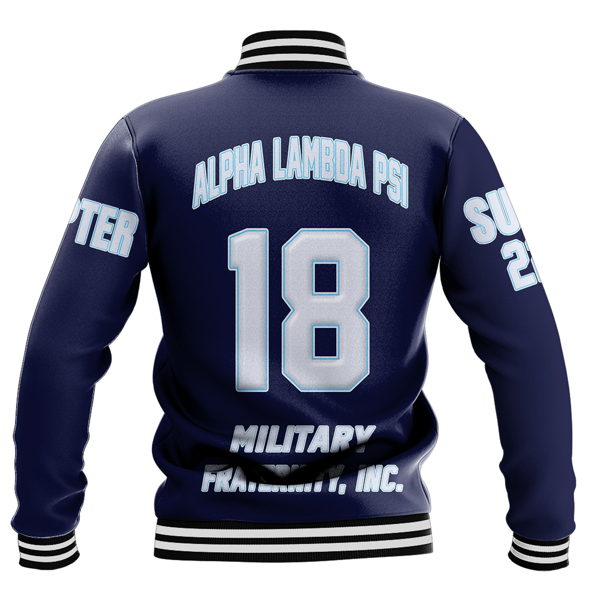 Alpha Lambda Psi (Blue) Baseball Jackets A31 | Africazone.store