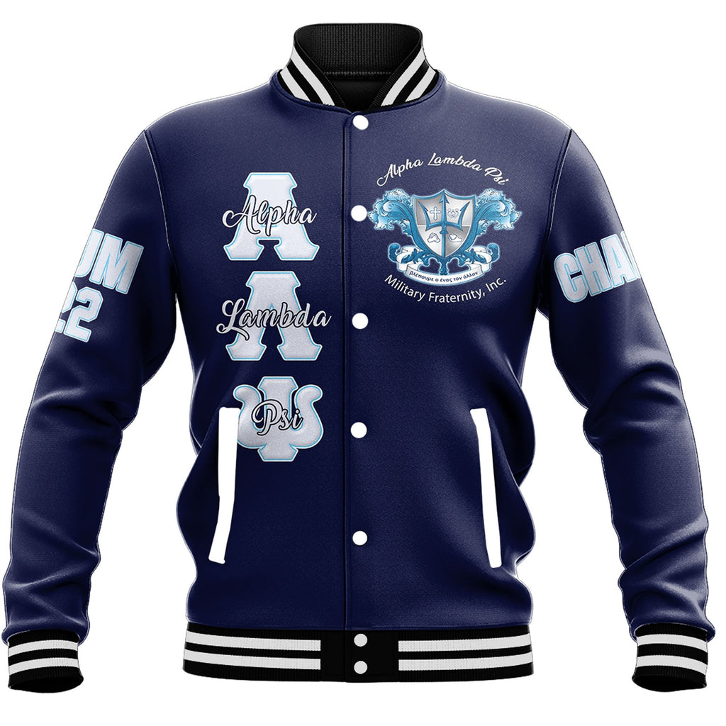 Alpha Lambda Psi (Blue) Baseball Jackets A31 | Africazone.store