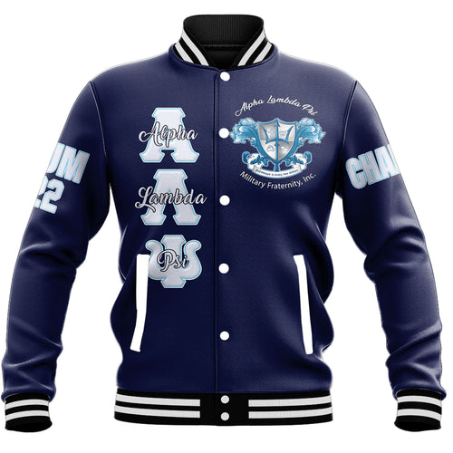 Alpha Lambda Psi (Blue) Baseball Jackets A31 | Africazone.store