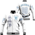 Alpha Lambda Psi (White) Baseball Jackets A31 | Africazone.store