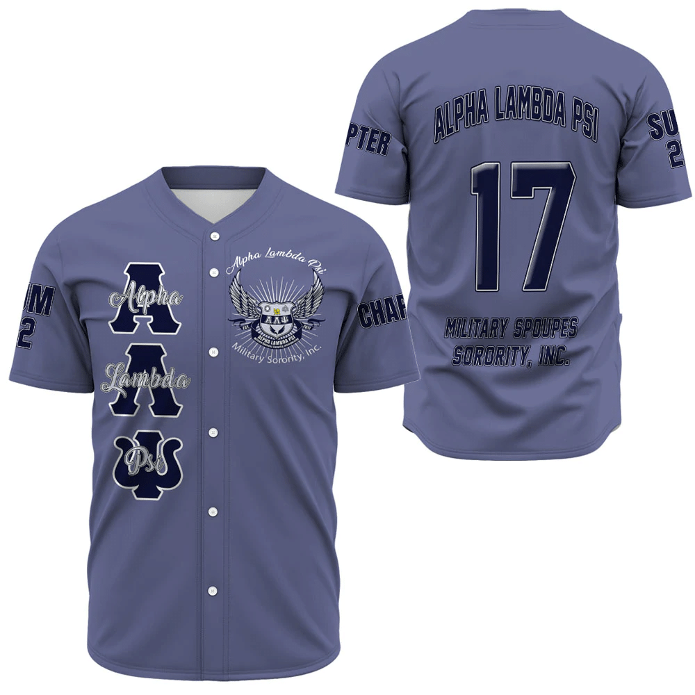 Alpha Lambda Psi Spouses Military Baseball Jerseys A31 | Africazone.store