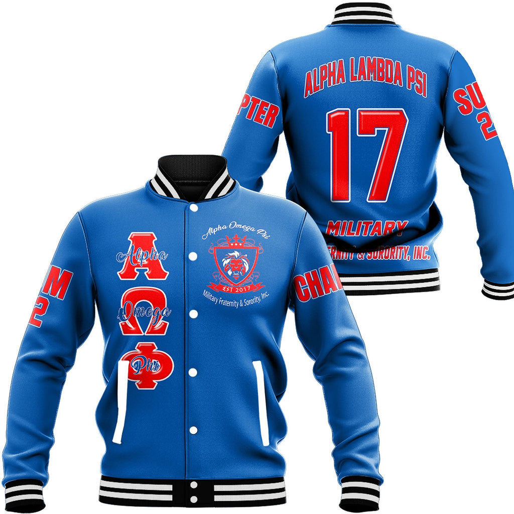 Alpha Omega Phi Baseball Jackets A31 | Africazone.store