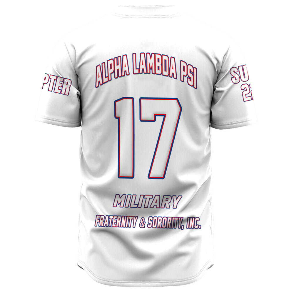 Alpha Omega Phi (White) Baseball Jerseys A31 | Africazone.store