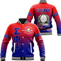 Sigma Phi Psi Gradient Baseball Jackets A31 | Africazone.store