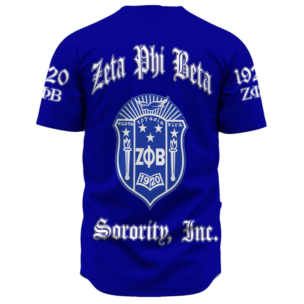Zeta Phi Beta Black History Baseball Jerseys A31 | Africazone.store