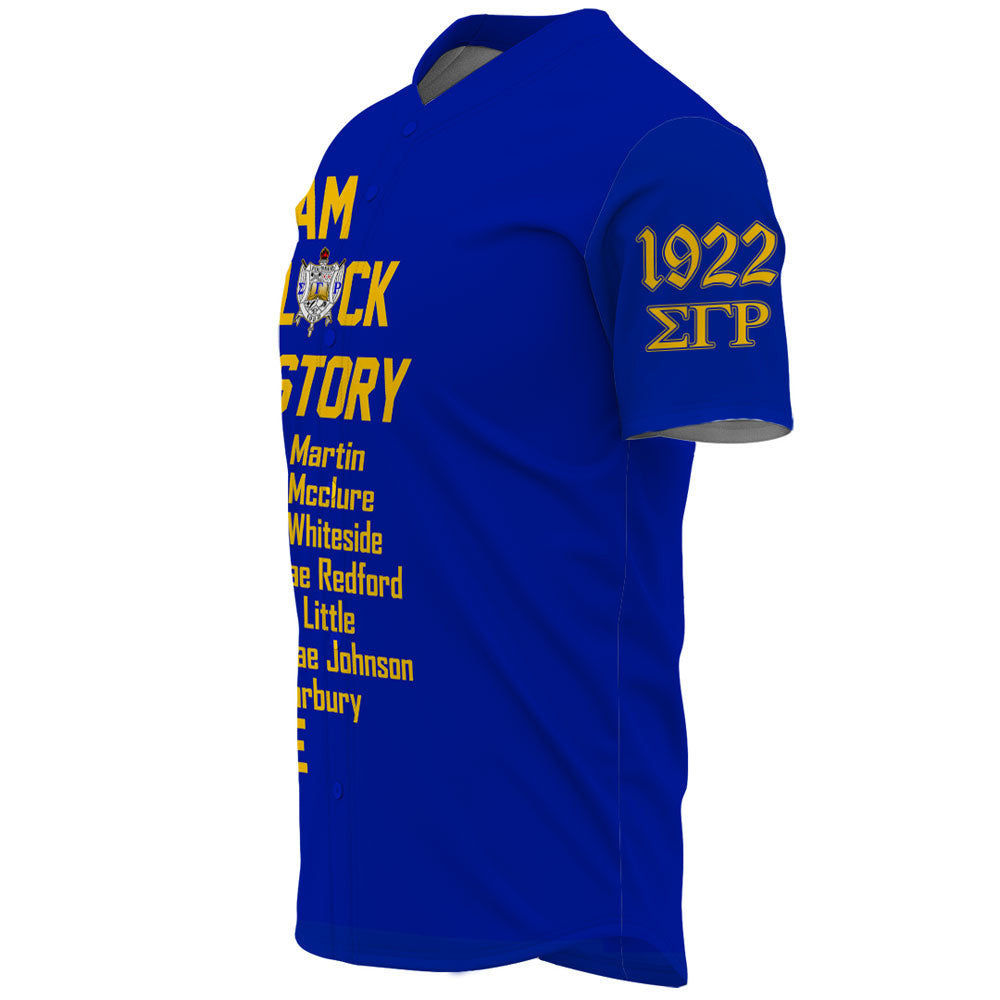 Sigma Gamma Rho Black History Baseball Jerseys A31 | Africazone.store