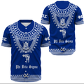 Africa Zone Baseball Jersey - Phi Beta Sigma Fraternity Dashiki Baseball Jerseys A31