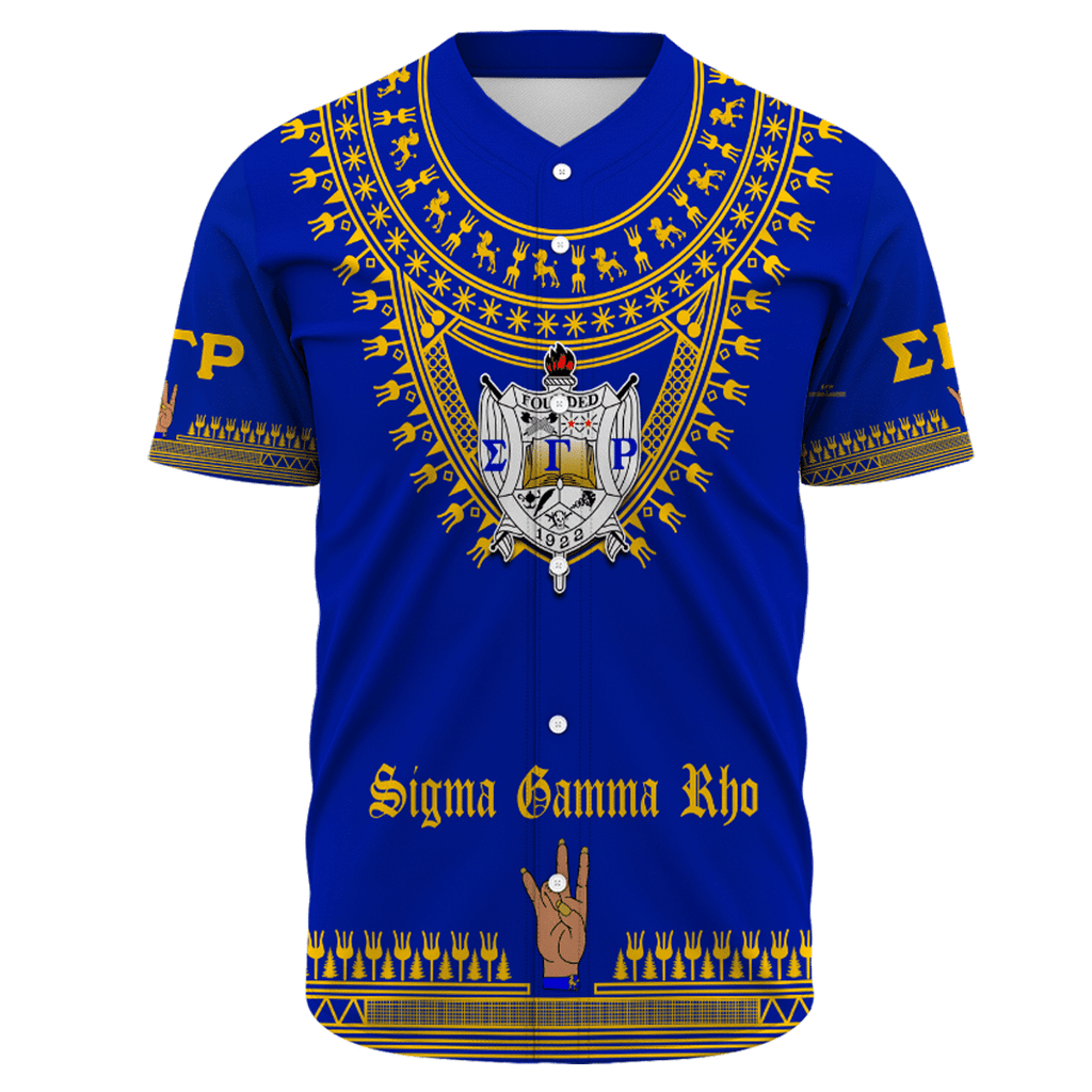 Africa Zone Clothing - Sigma Gamma Rho Sorority Dashiki Baseball Jerseys A31