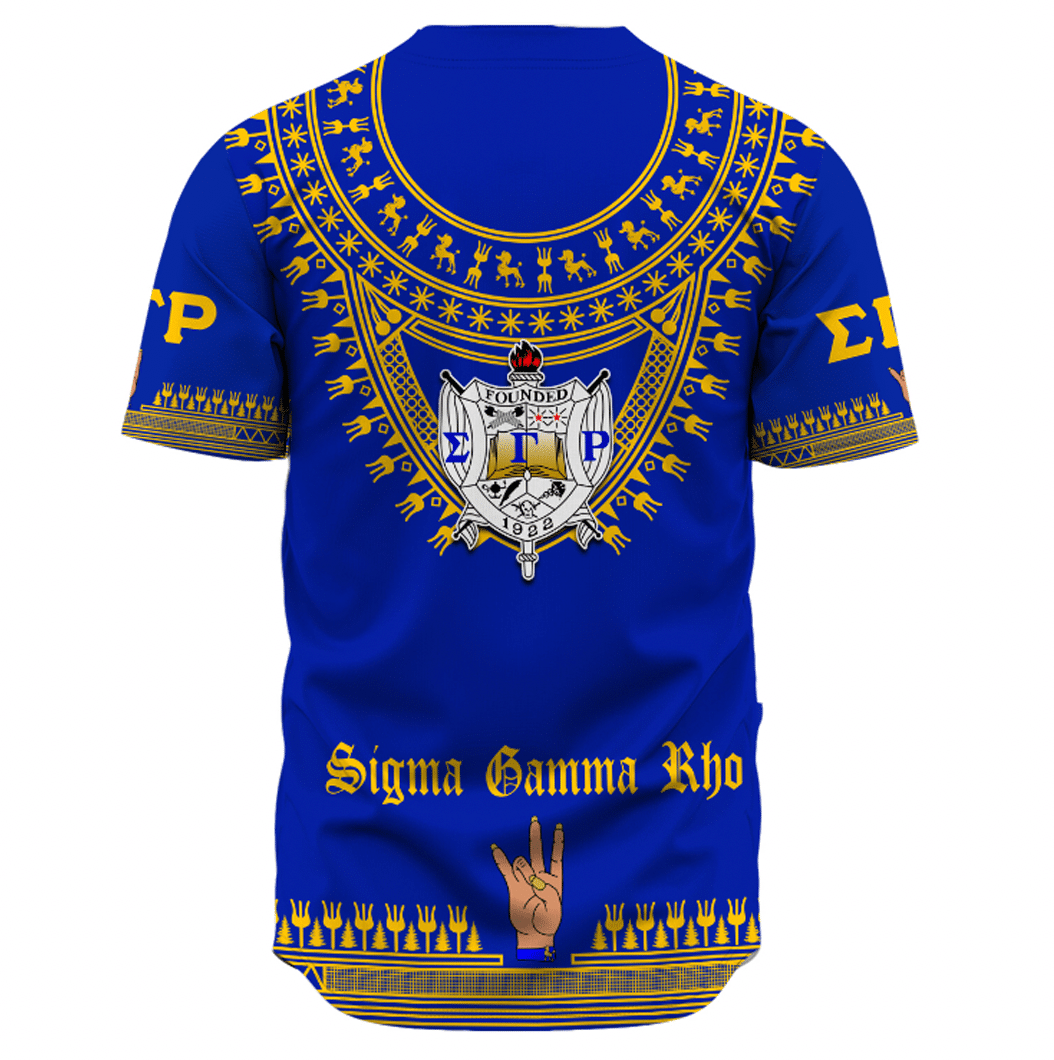 Africa Zone Clothing - Sigma Gamma Rho Sorority Dashiki Baseball Jerseys A31