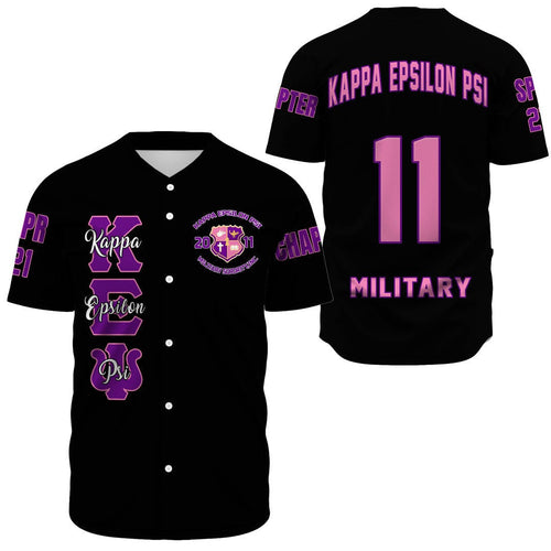 Epsilon Psi (Black) Baseball Jerseys | Africazone.store