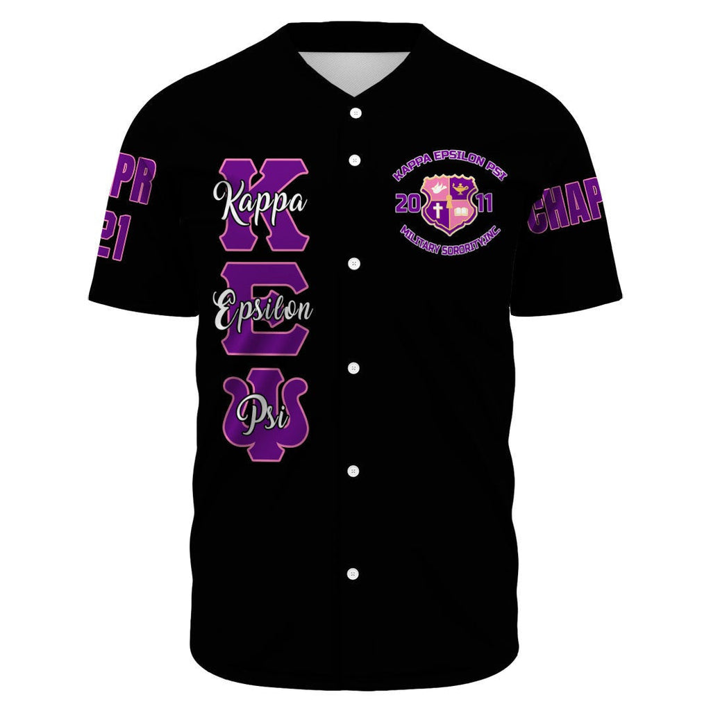 Epsilon Psi (Black) Baseball Jerseys | Africazone.store