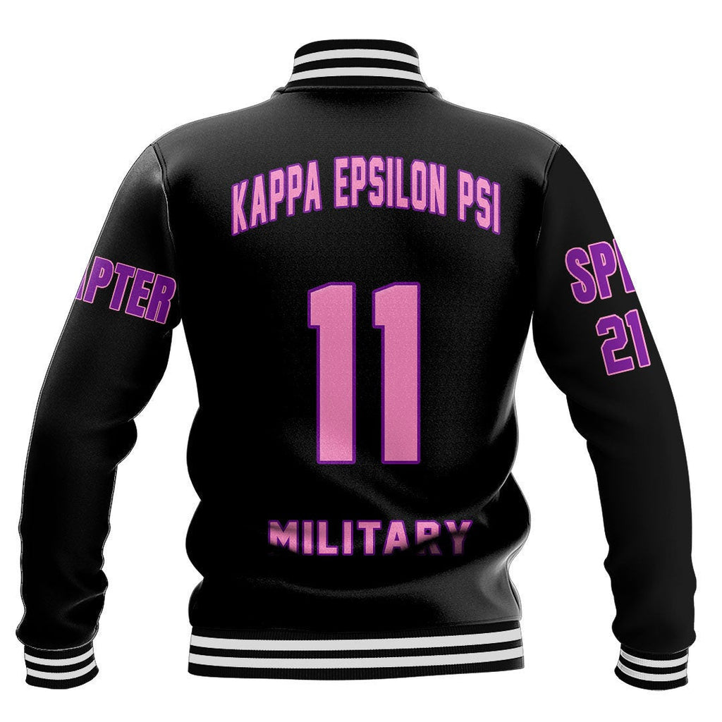 Epsilon Psi (Black) Baseball Jackets | Africazone.store